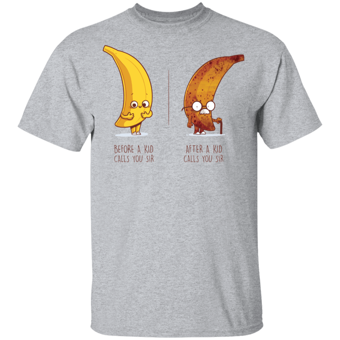 T-Shirts Sport Grey / YXS Before After Sir Youth T-Shirt