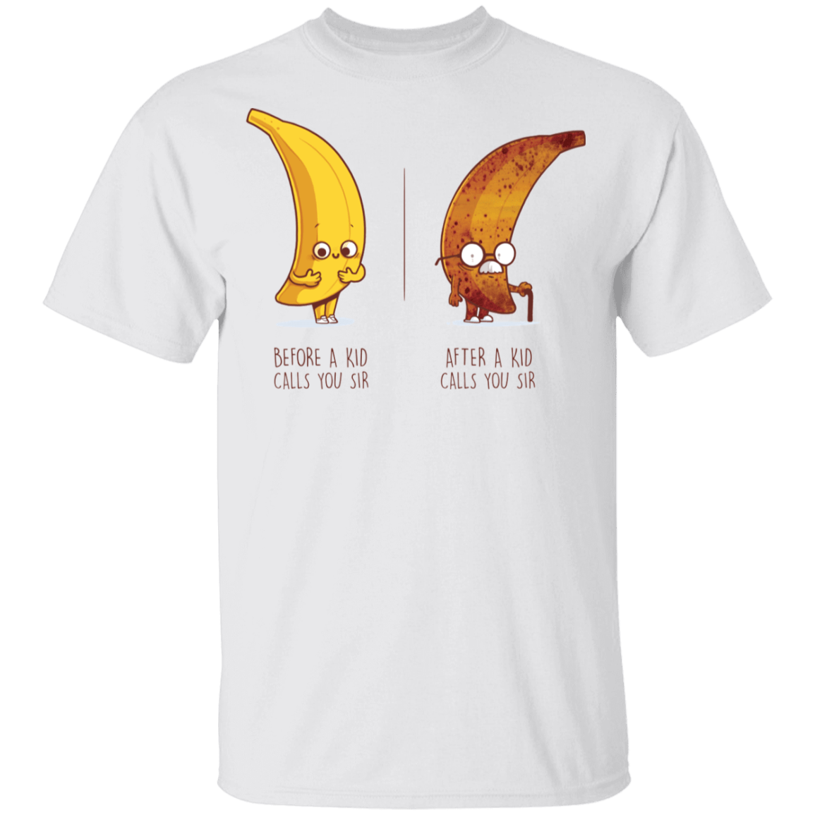 T-Shirts White / YXS Before After Sir Youth T-Shirt