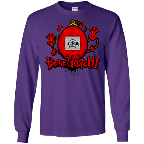 T-Shirts Purple / S BeheGotchi Men's Long Sleeve T-Shirt