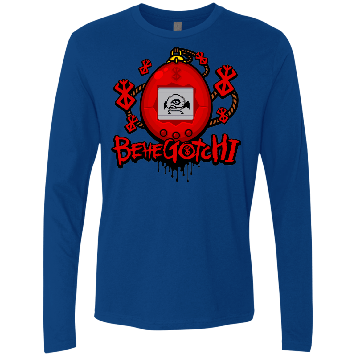 T-Shirts Royal / S BeheGotchi Men's Premium Long Sleeve