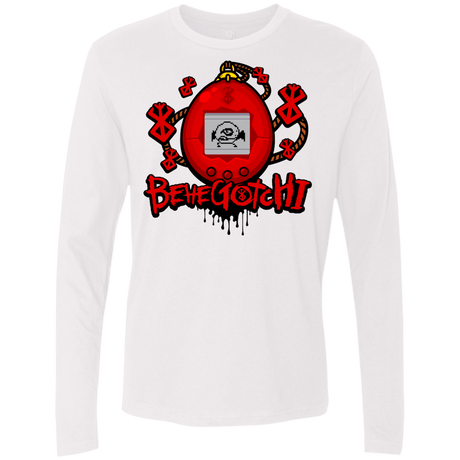 T-Shirts White / S BeheGotchi Men's Premium Long Sleeve