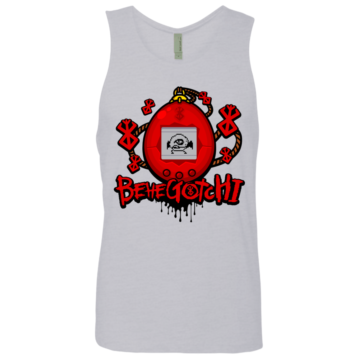 T-Shirts Heather Grey / S BeheGotchi Men's Premium Tank Top