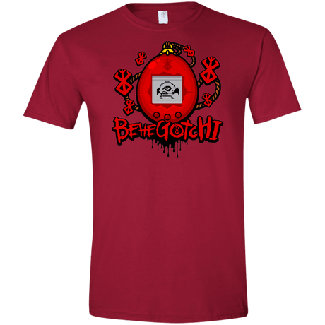 T-Shirts Cardinal Red / S BeheGotchi Men's Semi-Fitted Softstyle