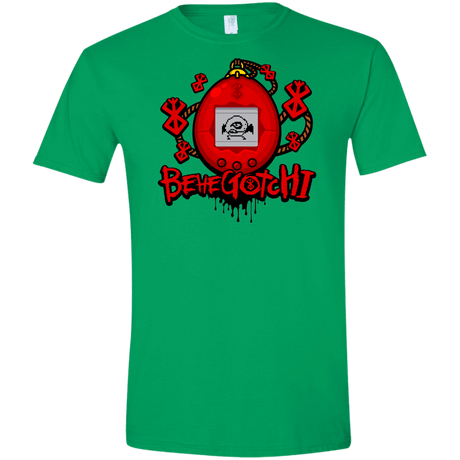 T-Shirts Irish Green / S BeheGotchi Men's Semi-Fitted Softstyle