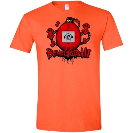 T-Shirts Orange / S BeheGotchi Men's Semi-Fitted Softstyle