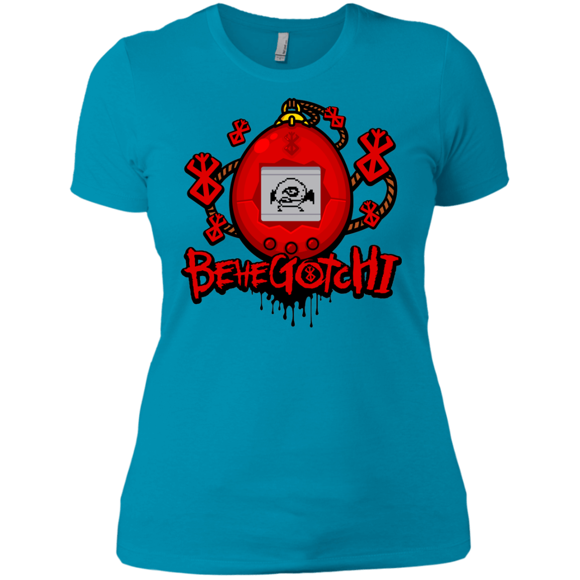 T-Shirts Turquoise / X-Small BeheGotchi Women's Premium T-Shirt