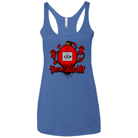 T-Shirts Vintage Royal / X-Small BeheGotchi Women's Triblend Racerback Tank