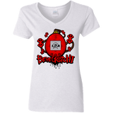 T-Shirts White / S BeheGotchi Women's V-Neck T-Shirt