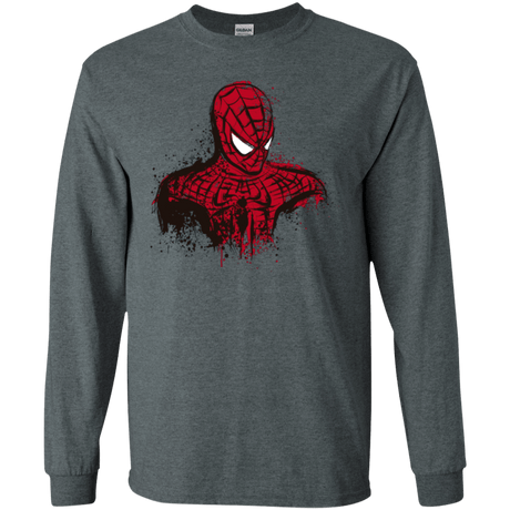 T-Shirts Dark Heather / S Behind the Mask Men's Long Sleeve T-Shirt