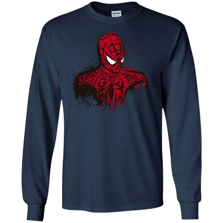 T-Shirts Navy / S Behind the Mask Men's Long Sleeve T-Shirt