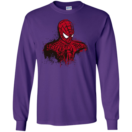 T-Shirts Purple / S Behind the Mask Men's Long Sleeve T-Shirt