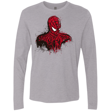 T-Shirts Heather Grey / Small Behind The Mask Men's Premium Long Sleeve