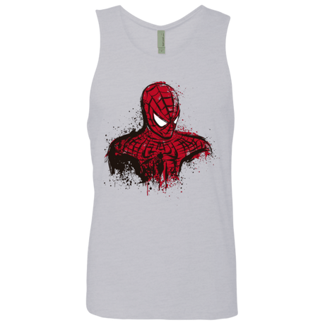 T-Shirts Heather Grey / Small Behind The Mask Men's Premium Tank Top