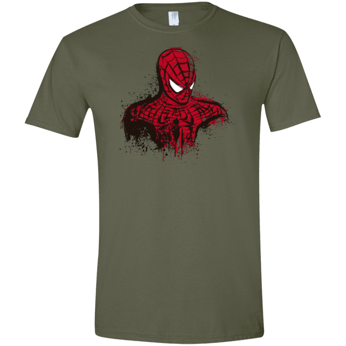 T-Shirts Military Green / S Behind the Mask Men's Semi-Fitted Softstyle