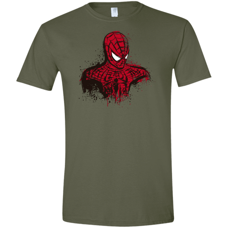 T-Shirts Military Green / S Behind the Mask Men's Semi-Fitted Softstyle