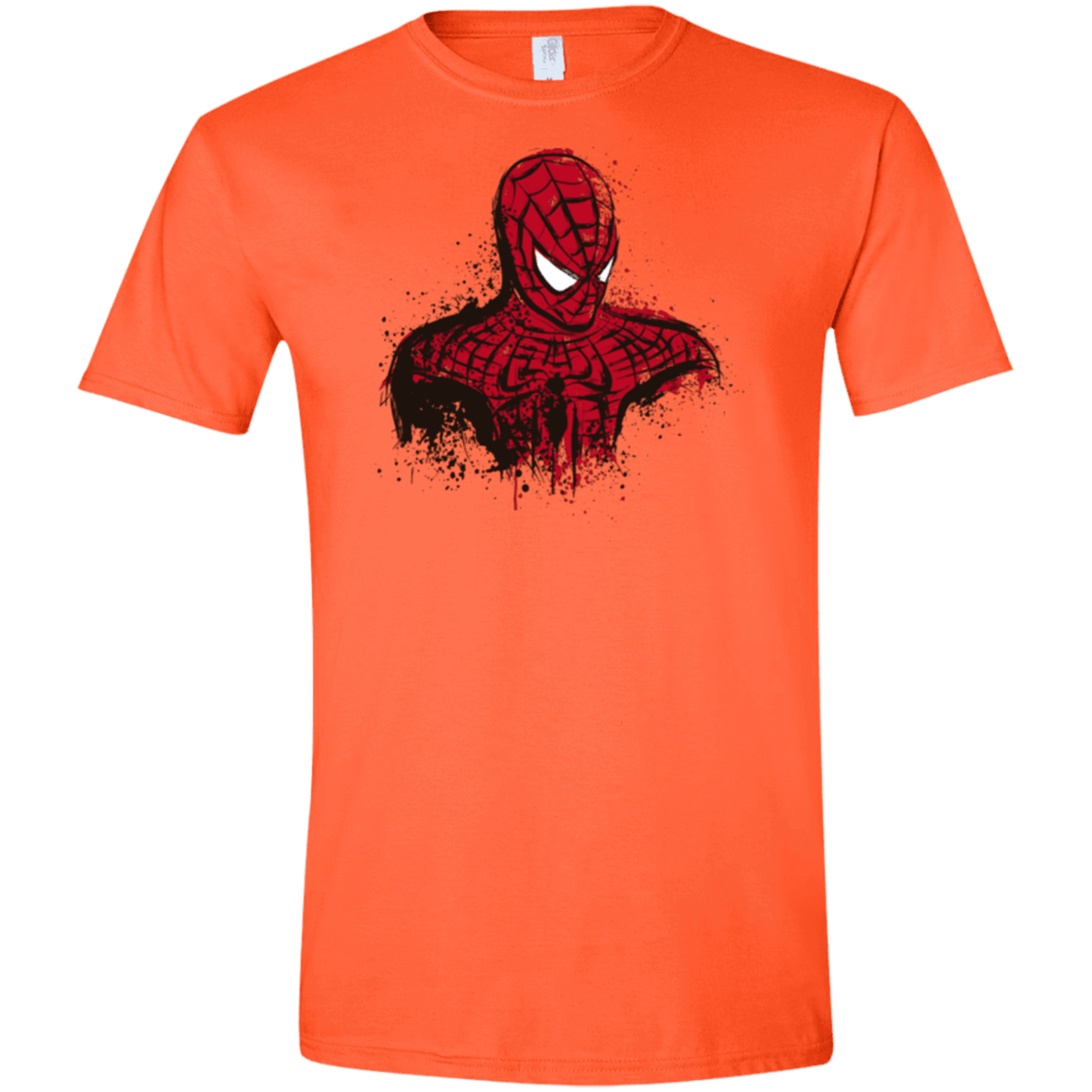 T-Shirts Orange / S Behind the Mask Men's Semi-Fitted Softstyle