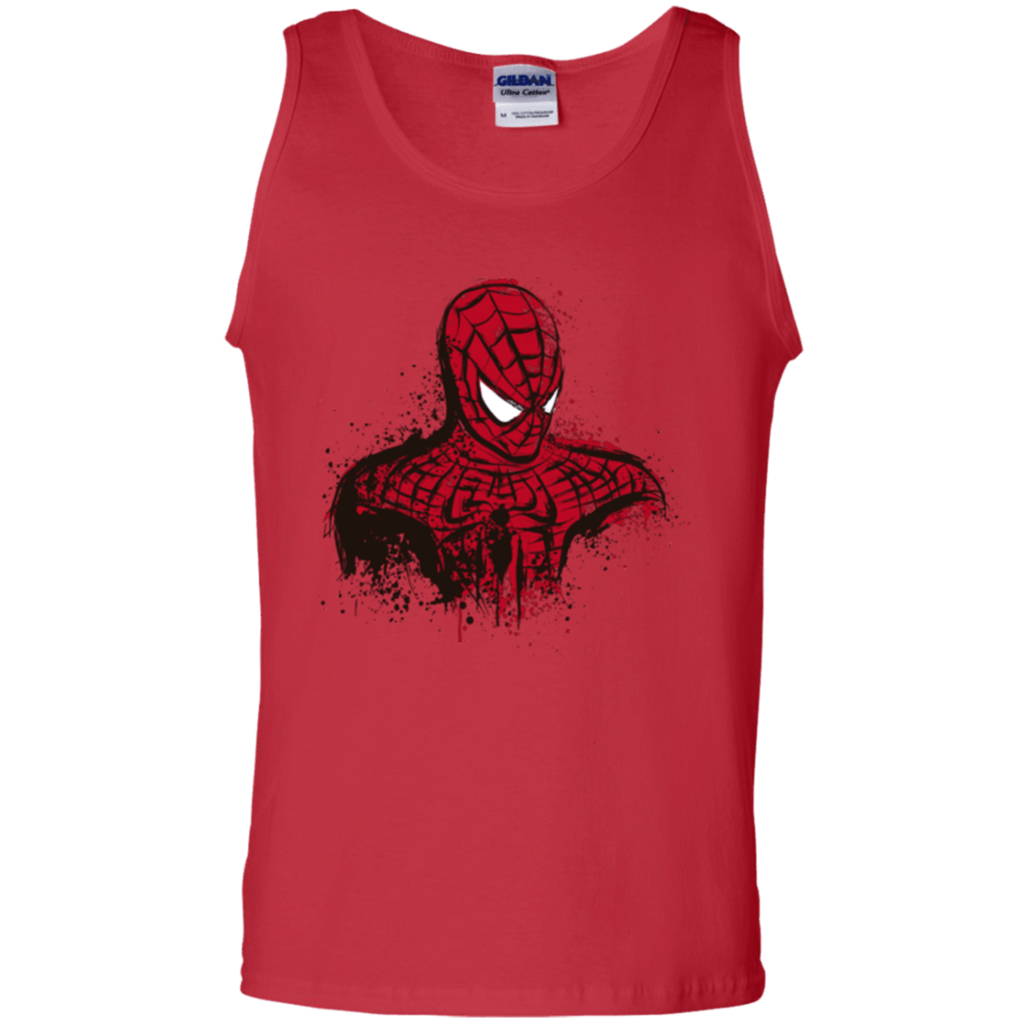 T-Shirts Red / S Behind the Mask Men's Tank Top