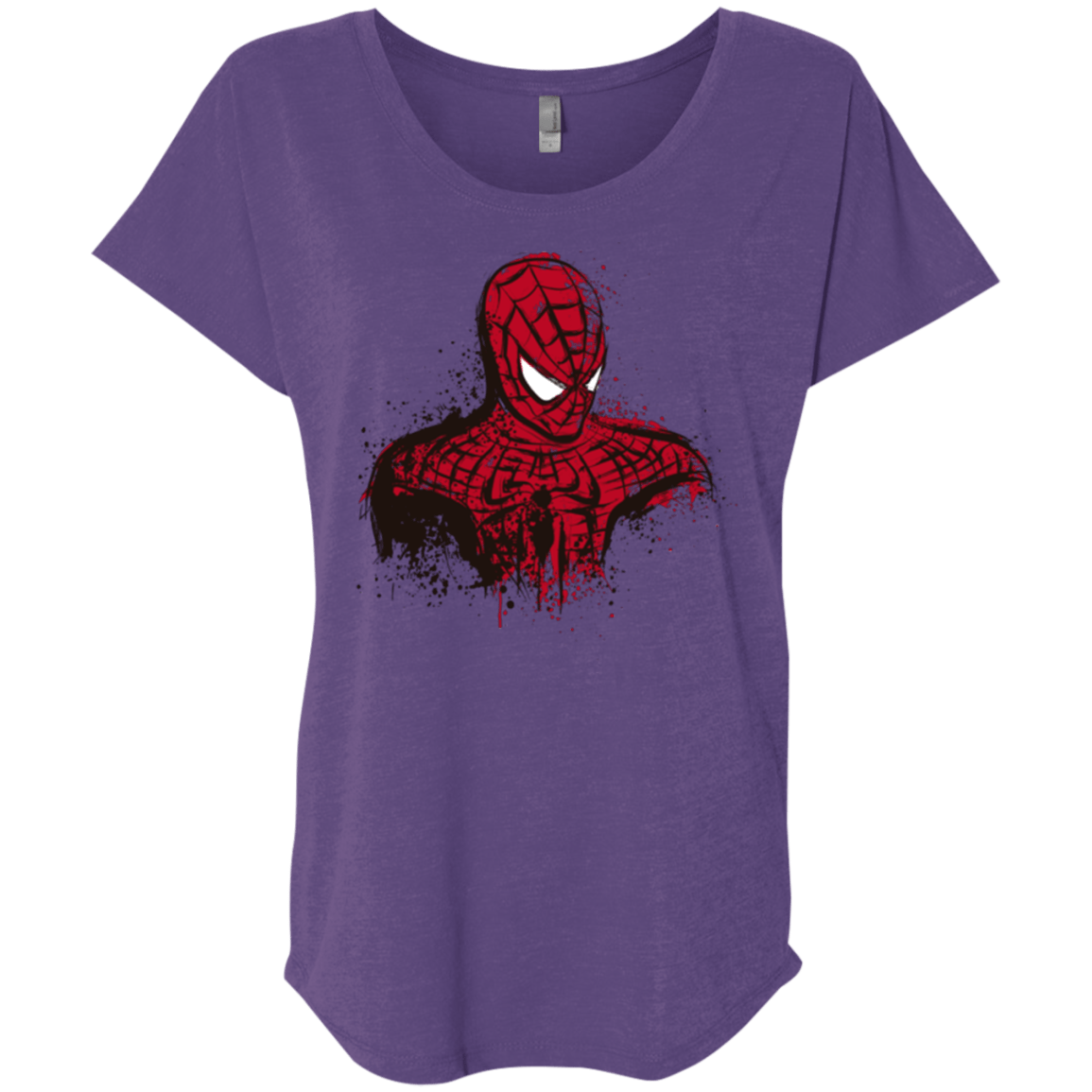 T-Shirts Purple Rush / X-Small Behind the Mask Triblend Dolman Sleeve