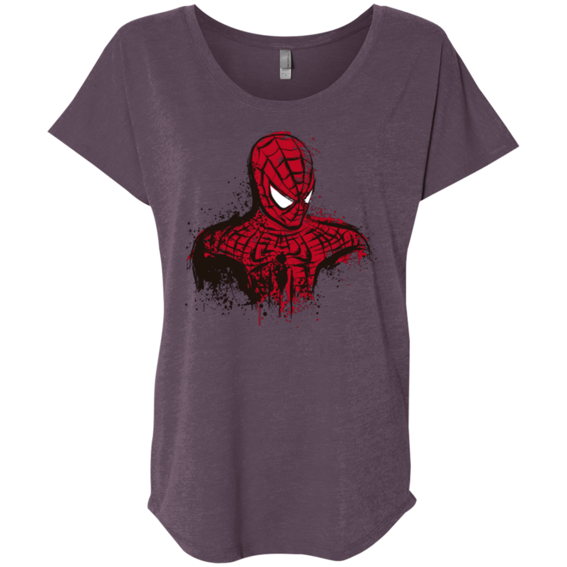 T-Shirts Vintage Purple / X-Small Behind the Mask Triblend Dolman Sleeve