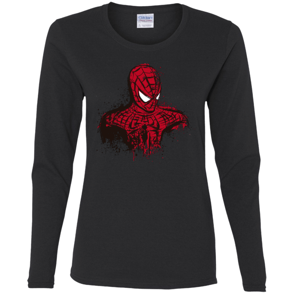 T-Shirts Black / S Behind the Mask Women's Long Sleeve T-Shirt