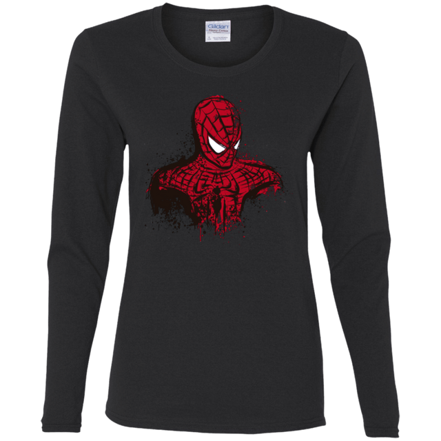 T-Shirts Black / S Behind the Mask Women's Long Sleeve T-Shirt