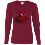 T-Shirts Cardinal / S Behind the Mask Women's Long Sleeve T-Shirt