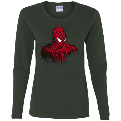 T-Shirts Forest / S Behind the Mask Women's Long Sleeve T-Shirt