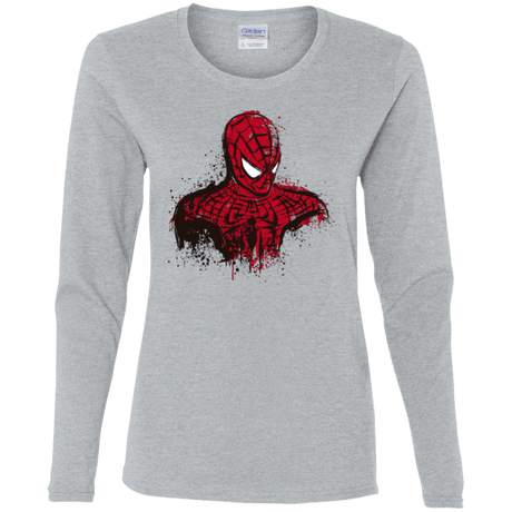 T-Shirts Sport Grey / S Behind the Mask Women's Long Sleeve T-Shirt