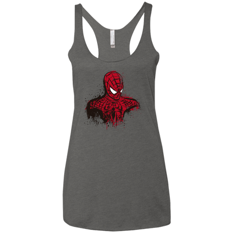 T-Shirts Premium Heather / X-Small Behind The Mask Women's Triblend Racerback Tank