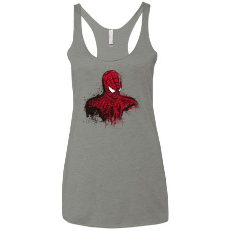 T-Shirts Venetian Grey / X-Small Behind The Mask Women's Triblend Racerback Tank