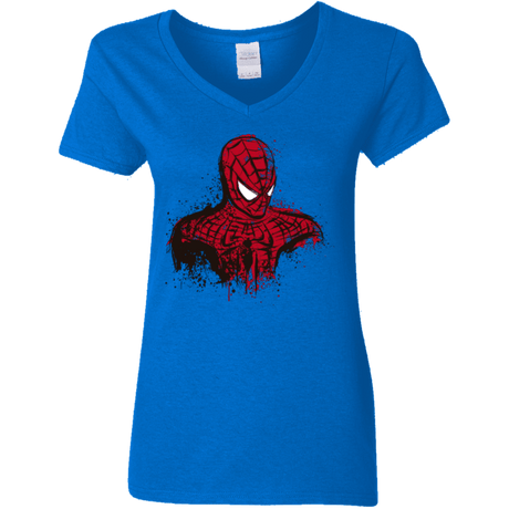 T-Shirts Royal / S Behind the Mask Women's V-Neck T-Shirt