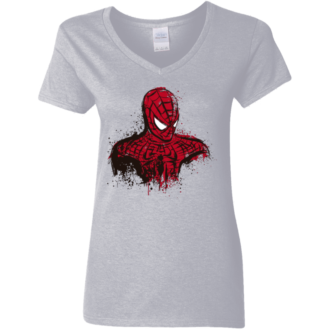 T-Shirts Sport Grey / S Behind the Mask Women's V-Neck T-Shirt