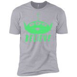 T-Shirts Heather Grey / YXS Believe Boys Premium T-Shirt