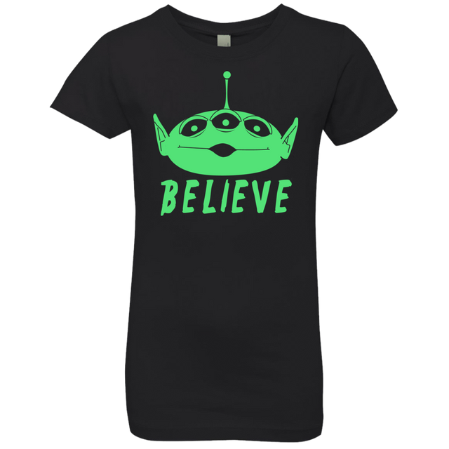 T-Shirts Black / YXS Believe Girls Premium T-Shirt