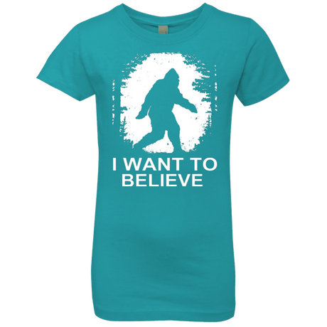 T-Shirts Tahiti Blue / YXS Believe Girls Premium T-Shirt