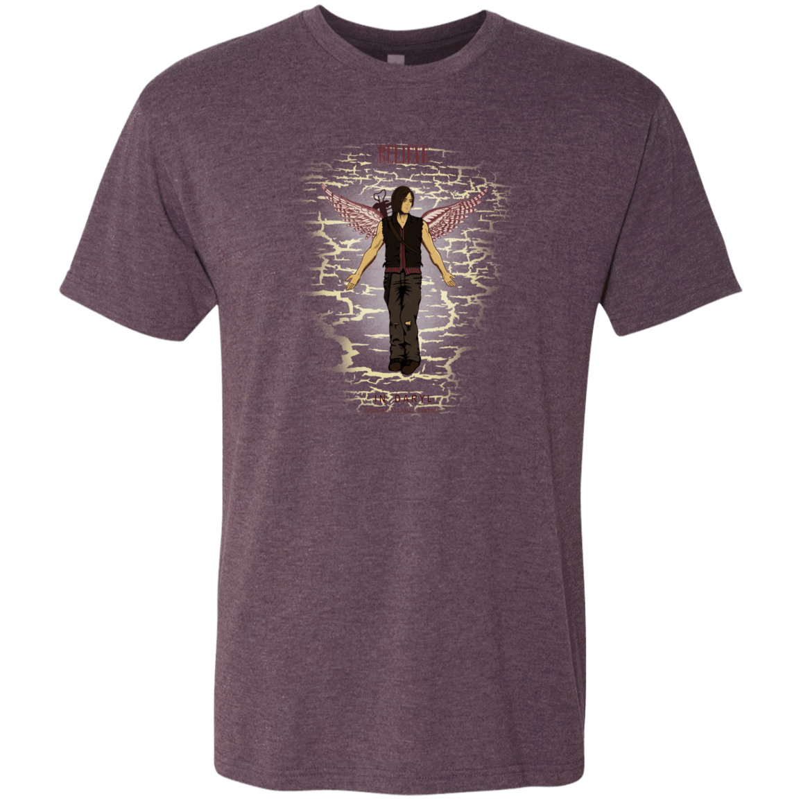 T-Shirts Vintage Purple / Small Believe in Daryl Men's Triblend T-Shirt