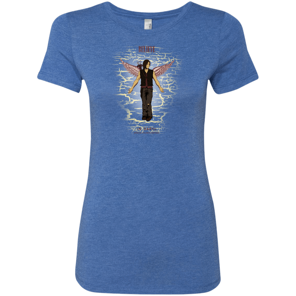 T-Shirts Vintage Royal / Small Believe in Daryl Women's Triblend T-Shirt