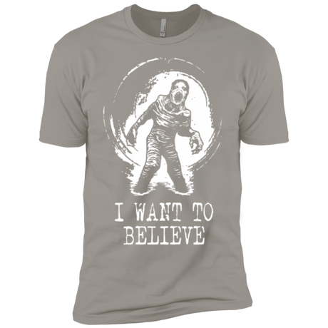 T-Shirts Light Grey / YXS Believe in Flukeman Boys Premium T-Shirt