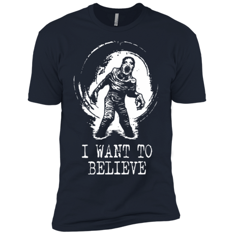 T-Shirts Midnight Navy / YXS Believe in Flukeman Boys Premium T-Shirt