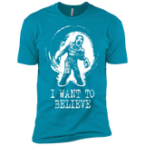T-Shirts Turquoise / YXS Believe in Flukeman Boys Premium T-Shirt
