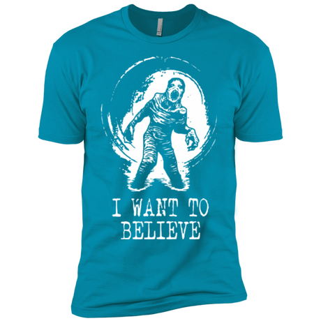 T-Shirts Turquoise / YXS Believe in Flukeman Boys Premium T-Shirt