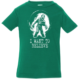 T-Shirts Kelly / 6 Months Believe in Flukeman Infant Premium T-Shirt