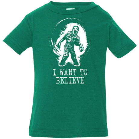 T-Shirts Kelly / 6 Months Believe in Flukeman Infant Premium T-Shirt