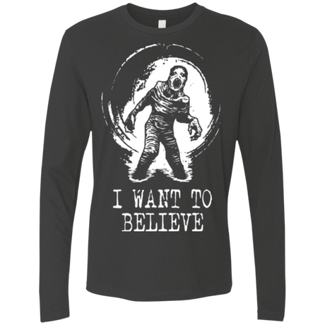 T-Shirts Heavy Metal / Small Believe in Flukeman Men's Premium Long Sleeve