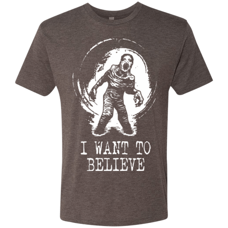 T-Shirts Macchiato / Small Believe in Flukeman Men's Triblend T-Shirt