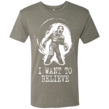 T-Shirts Venetian Grey / Small Believe in Flukeman Men's Triblend T-Shirt