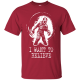 T-Shirts Cardinal / Small Believe in Flukeman T-Shirt