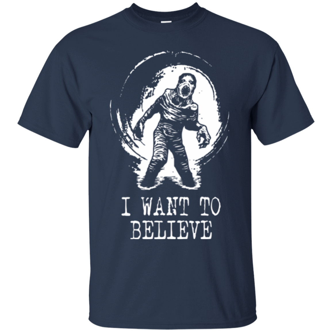 T-Shirts Navy / Small Believe in Flukeman T-Shirt