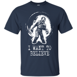 T-Shirts Navy / Small Believe in Flukeman T-Shirt