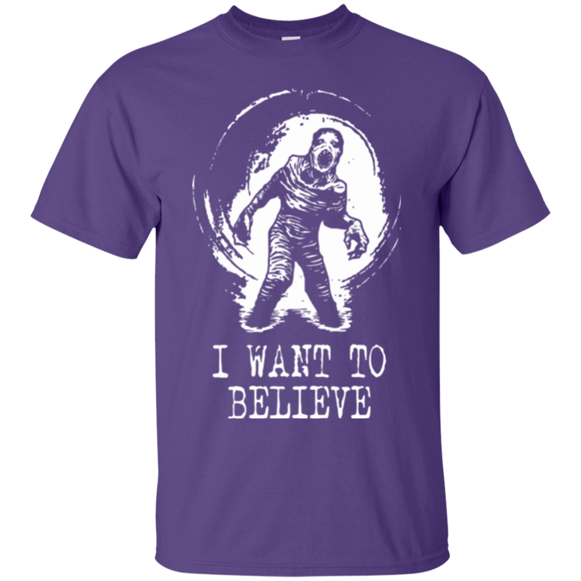 T-Shirts Purple / Small Believe in Flukeman T-Shirt